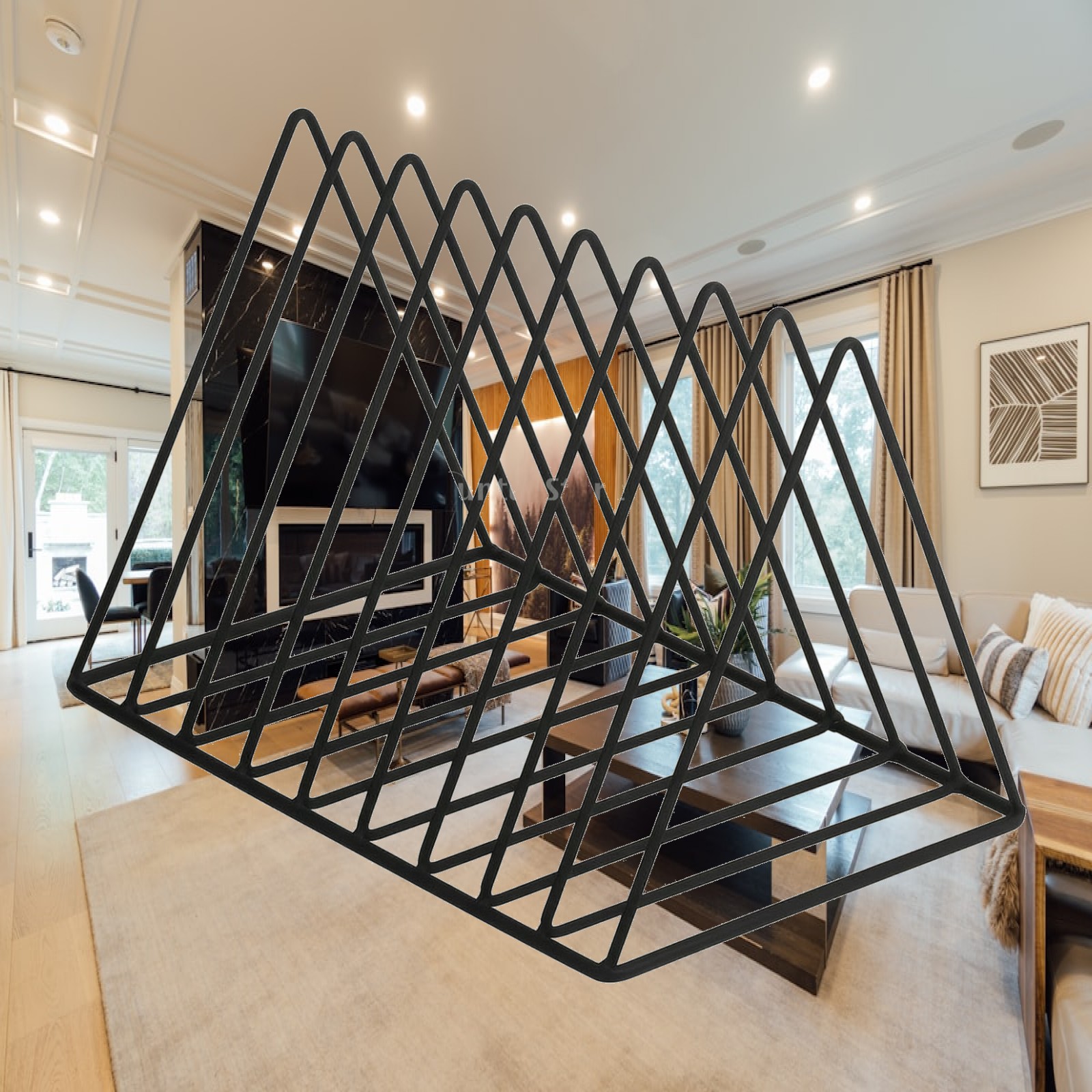 Magazine Holder Rack - Rak Penyusun Barang Meja dari Kawat