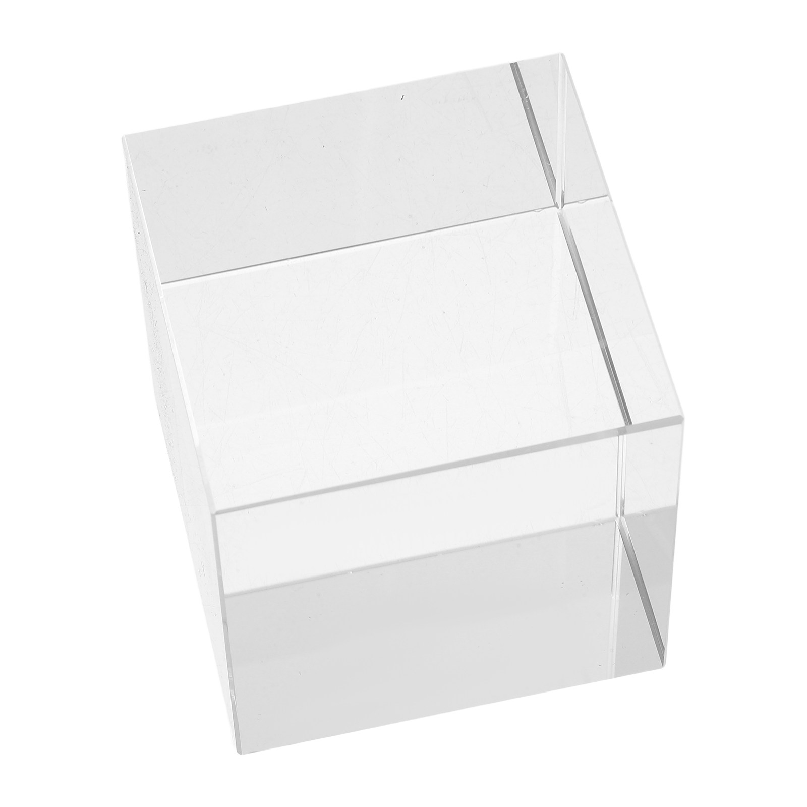 Paper Weight Crystal - Pemberat Kertas Kristal Persegi dengan Permukaan