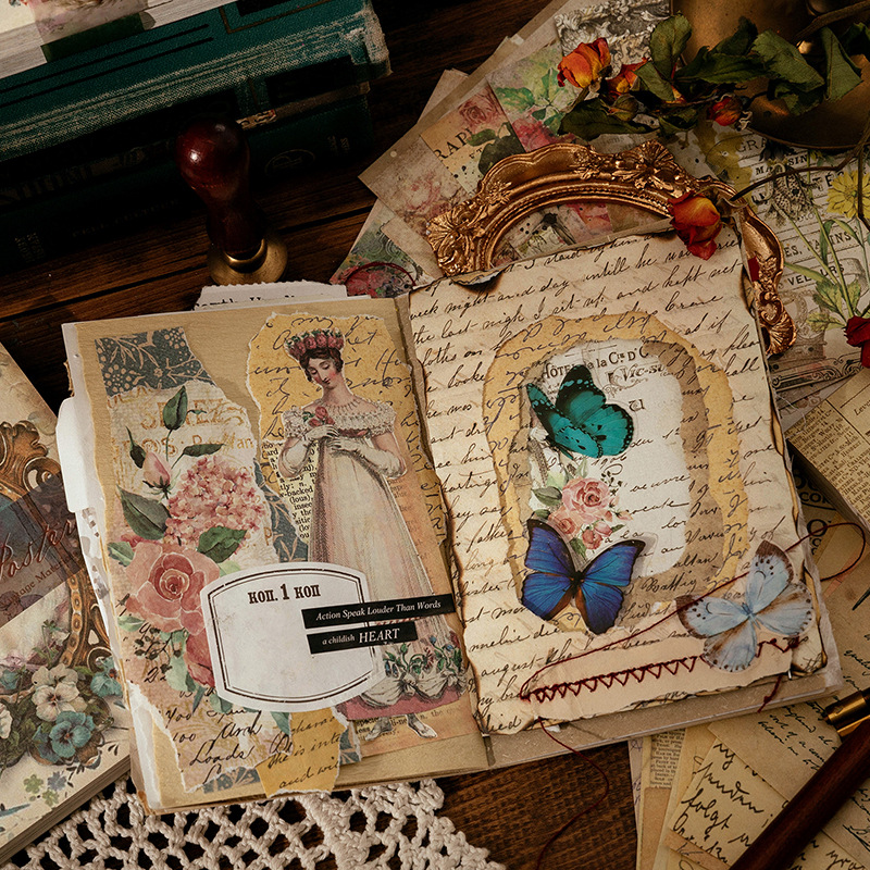 100 lembar Vintage INS pola bu - Ink Blotter Paper ulasan dan harga