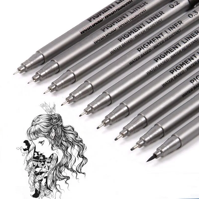 9 buah/set Spidol Tinta Micron - Copic Marker Sketch ulasan dan harga