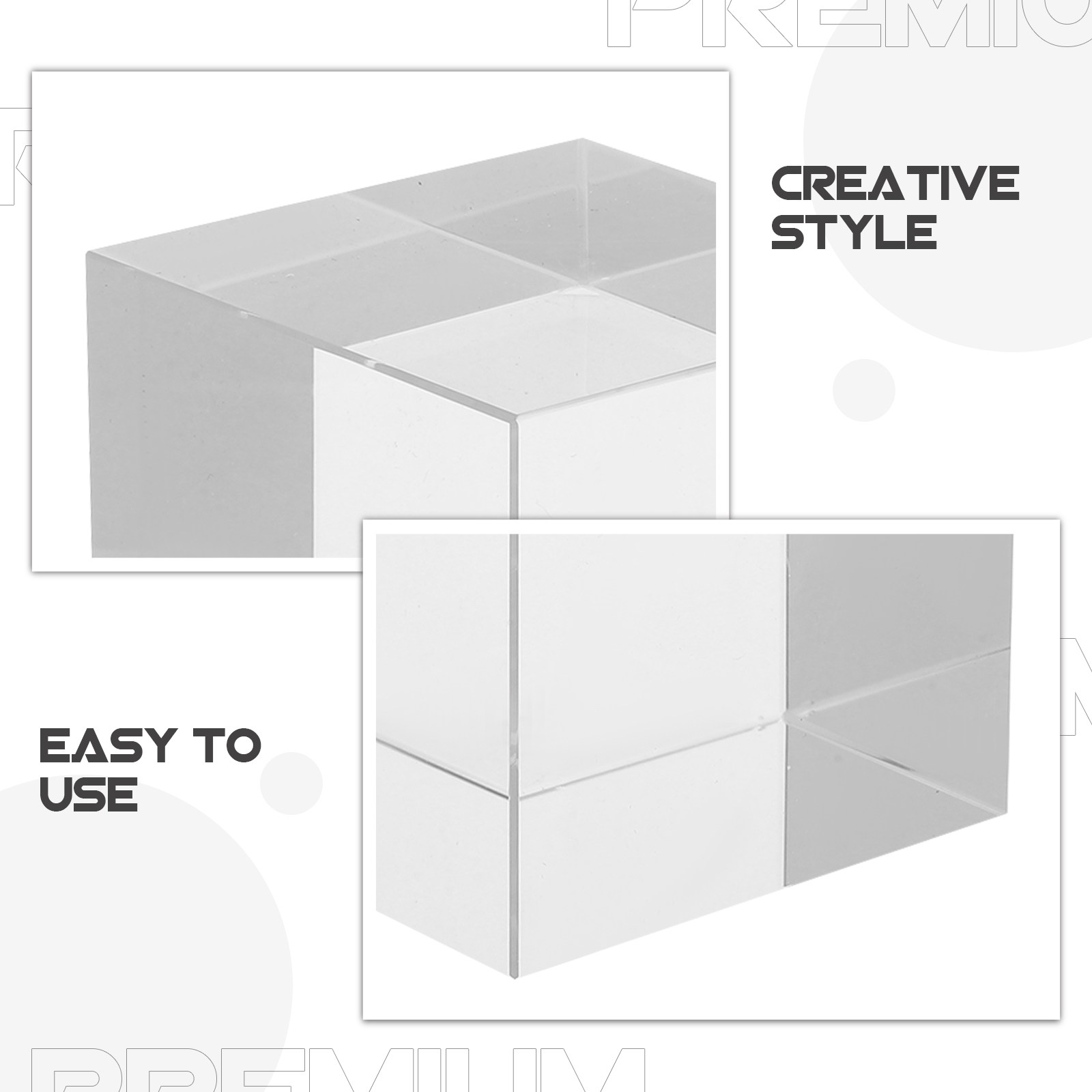 Pemberat Kertas Kristal Perseg - Paper Weight Crystal ulasan dan harga