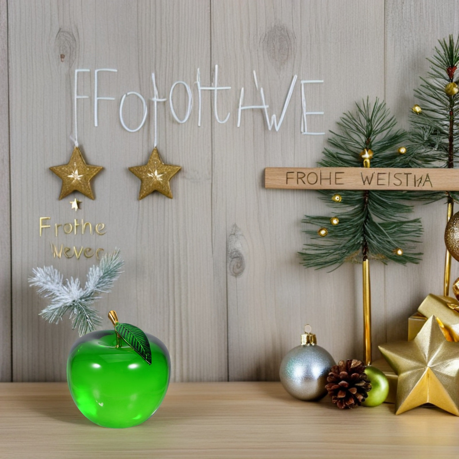 Dekorasi Apel, Patung Buah Kec - Paper Weight Crystal ulasan dan harga