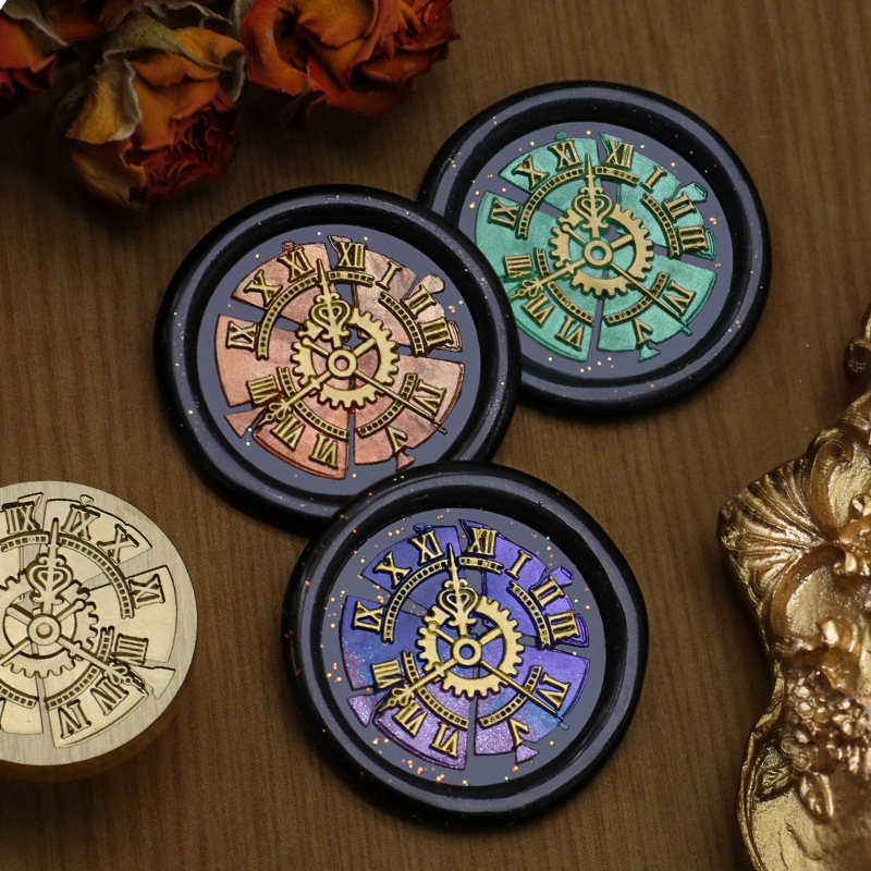 Stempel Lilin Jam Retro Kepala - Wax Seal Stamp Set ulasan dan harga